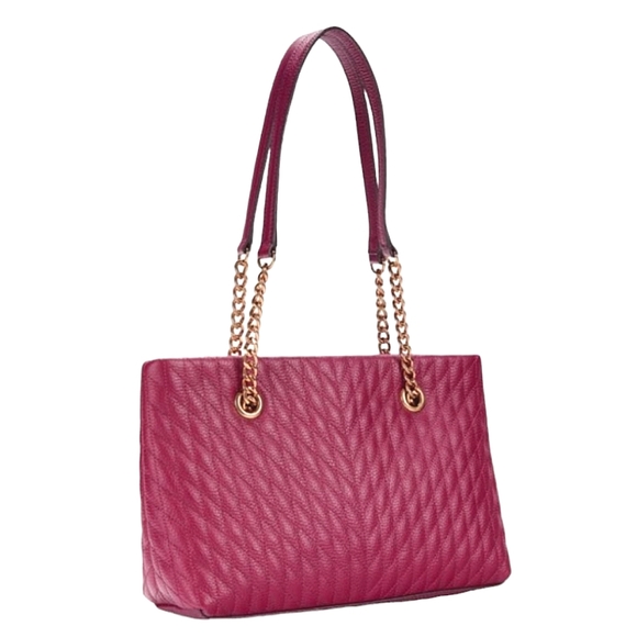 Karl Lagerfeld Karolina Quilted Leather Bag - Picture 2 of 3